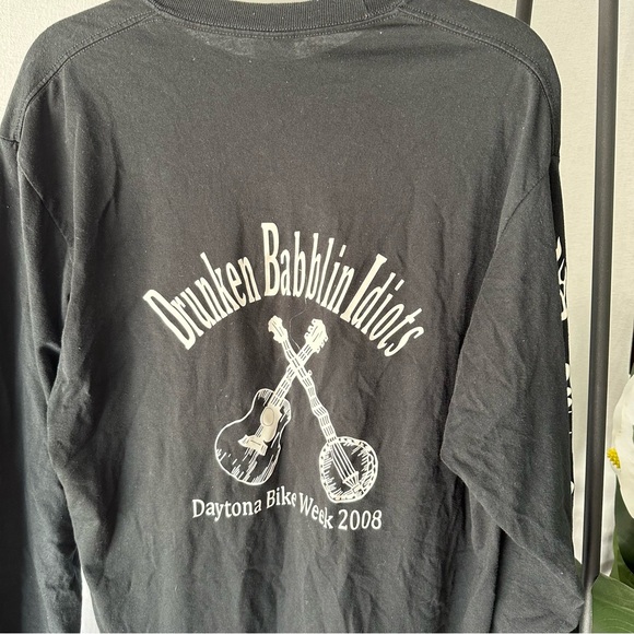 The Drunken Babblin Idiots Band Daytona Bike Week 2008 Longsleeve / Size XL - Picture 5 of 5